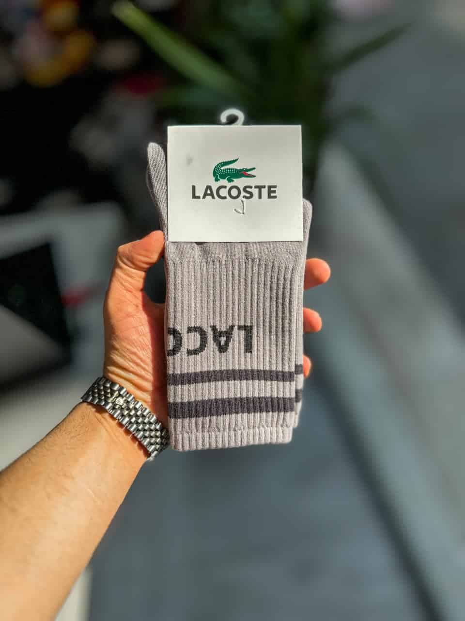 جوراب ساقدار لاکوست Lacoste — تصویر ۳