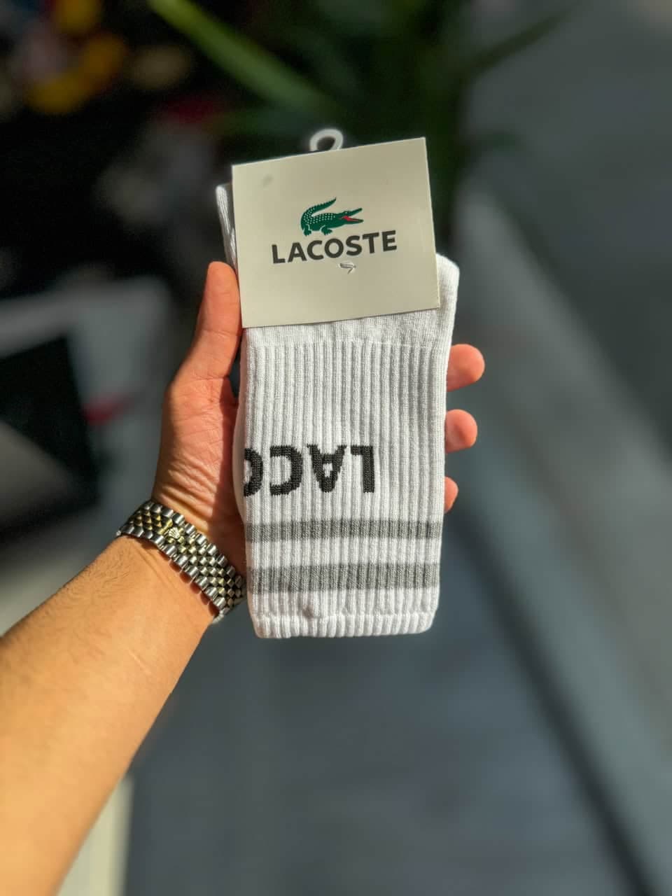 جوراب ساقدار لاکوست Lacoste — تصویر ۶