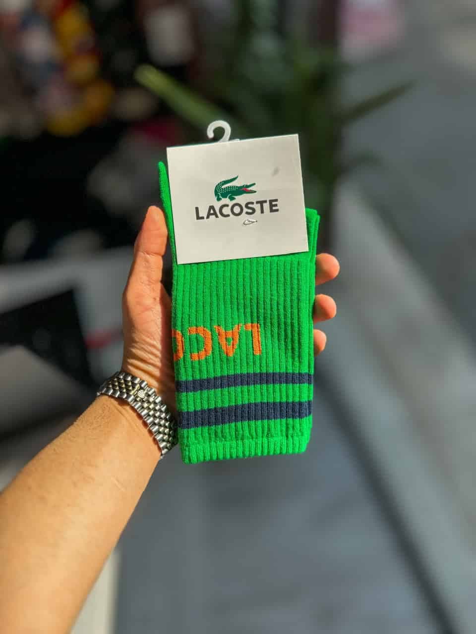جوراب ساقدار لاکوست Lacoste — تصویر ۵