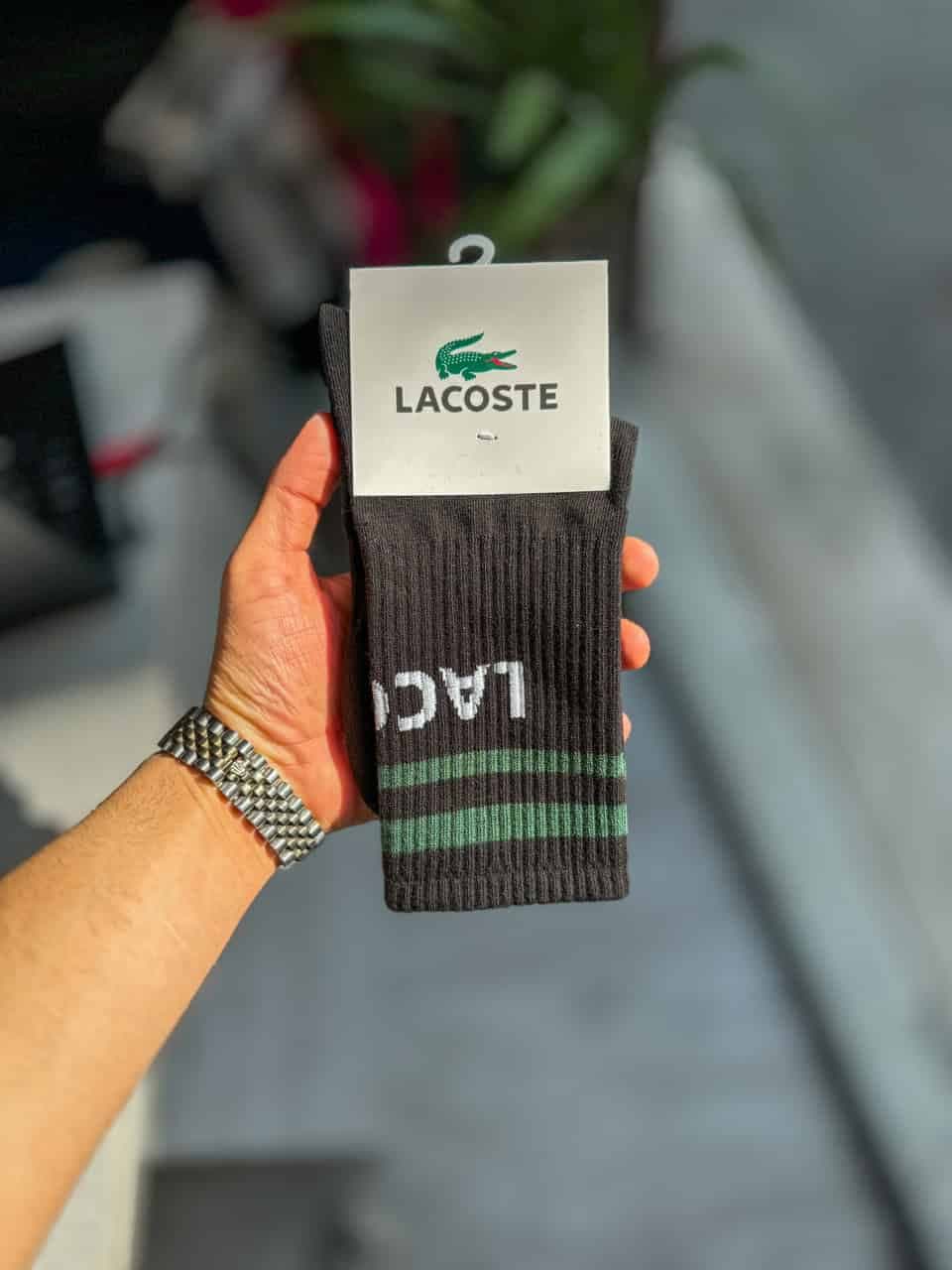 جوراب ساقدار لاکوست Lacoste — تصویر ۴