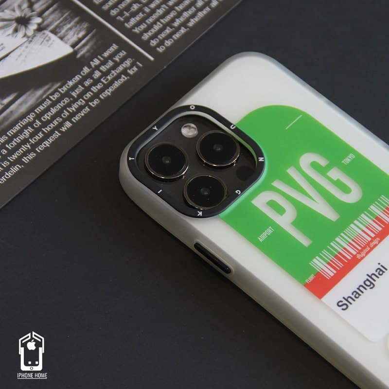 قاب یانگ کیت Shanghai سفید سبز مناسب iPhone 13 Pro Max (6686) — تصویر ۳
