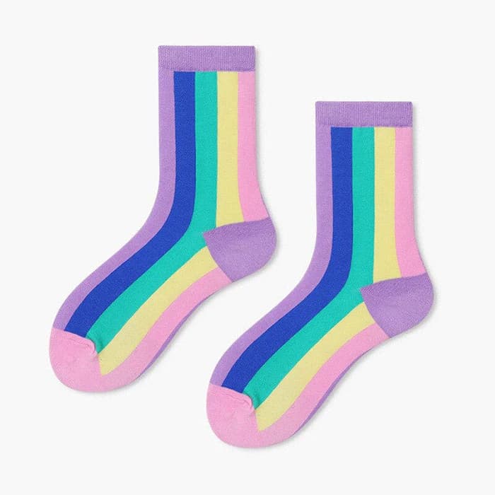 جوراب ساقدار Rainbow Crush — تصویر ۳