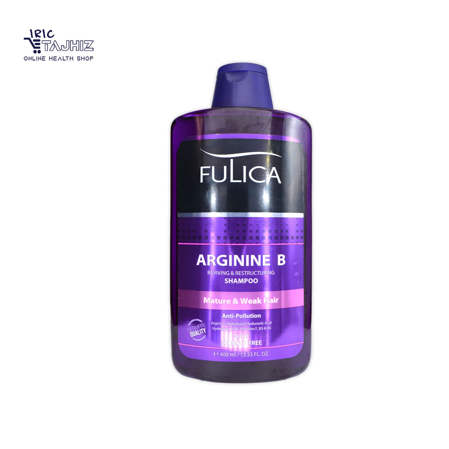 شامپو تقویت کننده حاوی آرژنین فولیکا FULICA حجم 400 میلی لیتر