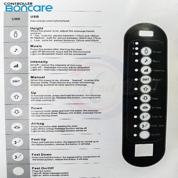 صندلی ماساژور بن کر مدل Boncare Q2 — تصویر ۵