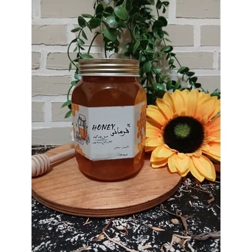 عسل طبیعی چند گیاه کوهستان 900 گرمی برداشت جدید گون و قنقال و گیاهان دیگر مناسب دیابتی ها و هم غیر دیابتی