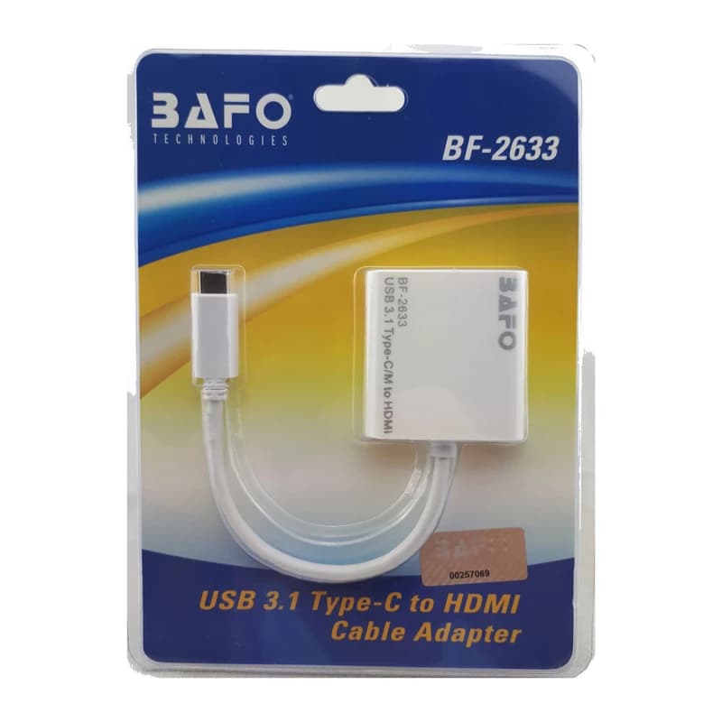 مبدل Type-C به HDMI بافو مدل BAFO BF-2633 — تصویر ۲