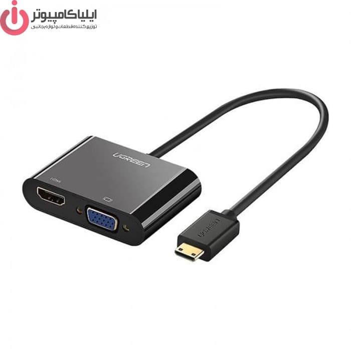 تبدیل HDMI به VGA و HDMI مدل UGREEN CM101-40744