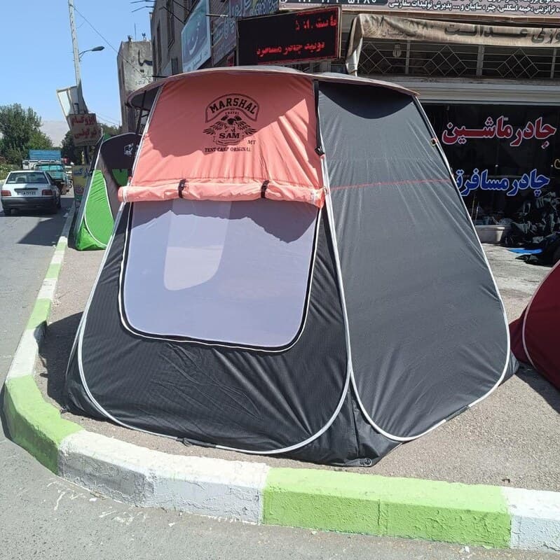 چادر مسافرتی 18نفره آپشنال صادراتی سایباندار 6ظلعی — تصویر ۶