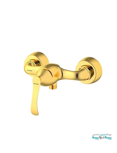 شیر توالت مدل کلاسیک طلا شودر
