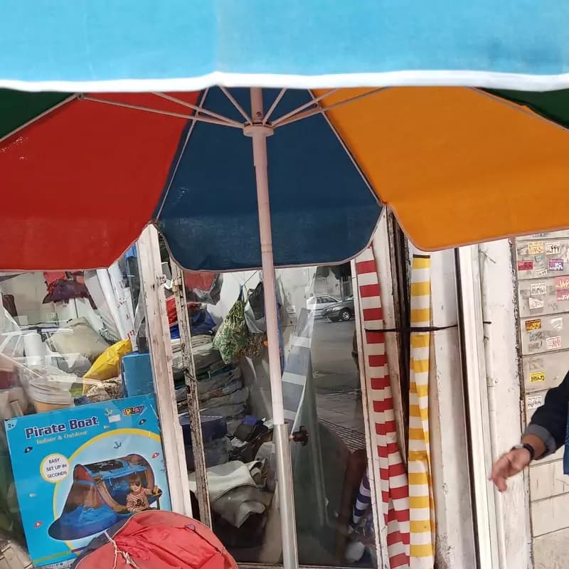 چتر سایبان برزنت 2.5 متری مناسب آفتاب چند رنگ — تصویر ۷