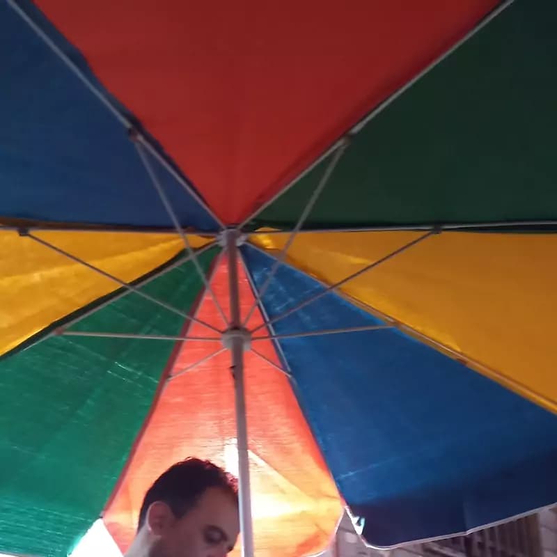 چتر سایبان تاشو برزنتی قطر 2 متر