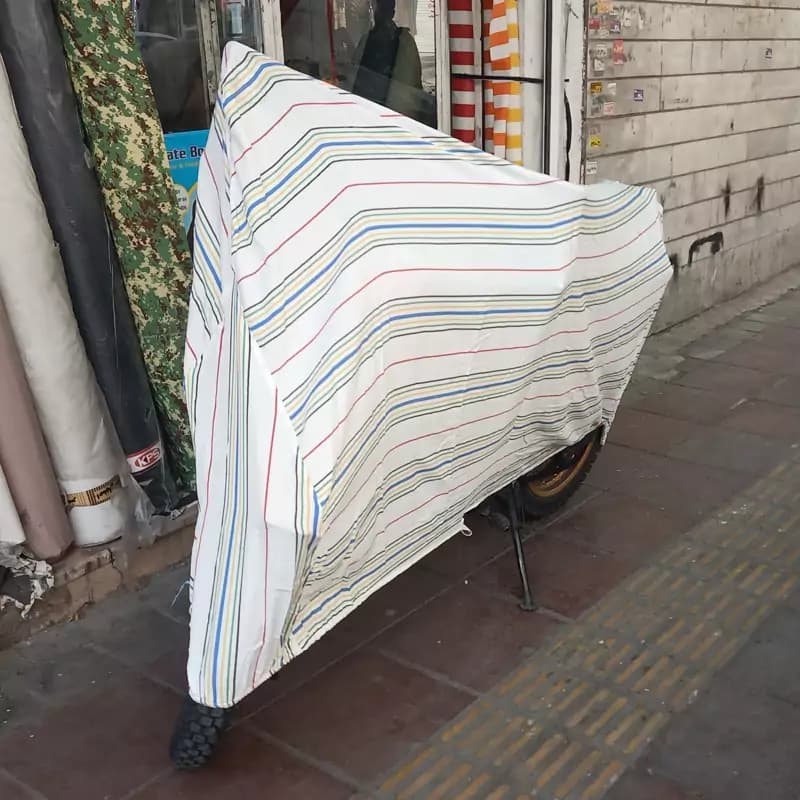 چادر برزنتی موتورسیکلت تریل کویر و هندا — تصویر ۳