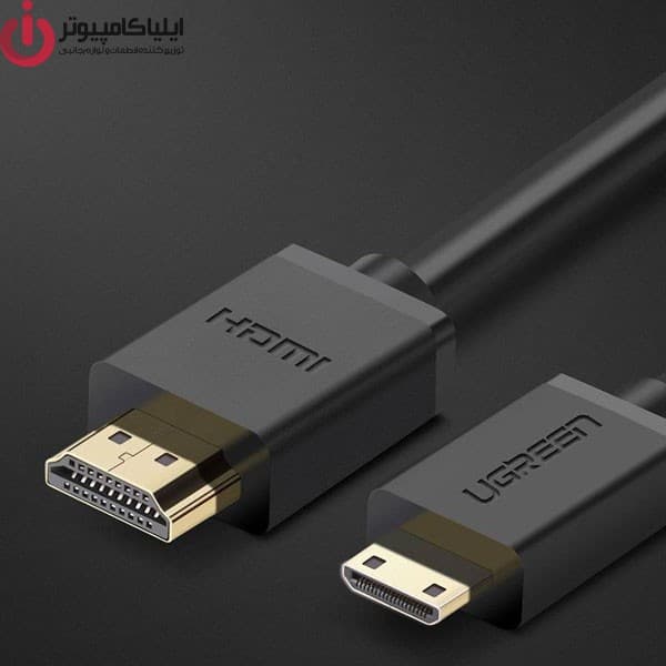 کابل مانیتور HDMI به Mini HDMI یوگرین مدل UGREEN HD108-11167 طول 1.5 متر — تصویر ۴