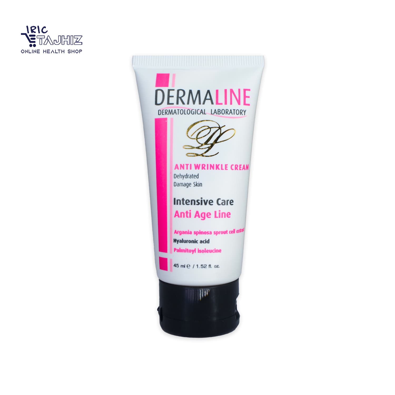 کرم ضد چروک درمالاین DERMALINE حجم 45 میلی لیتر