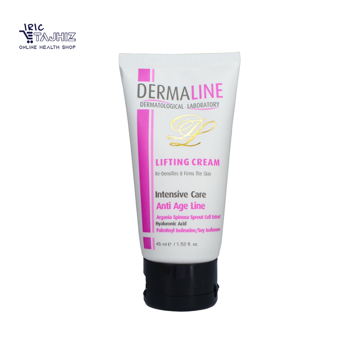 کرم لیفتینگ درمالاین DERMALINE حجم 45 میلی لیتر