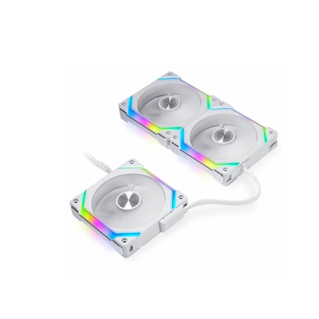 فن کیس لیان لی UNI Fan SL120 RGB White X3 — تصویر ۲