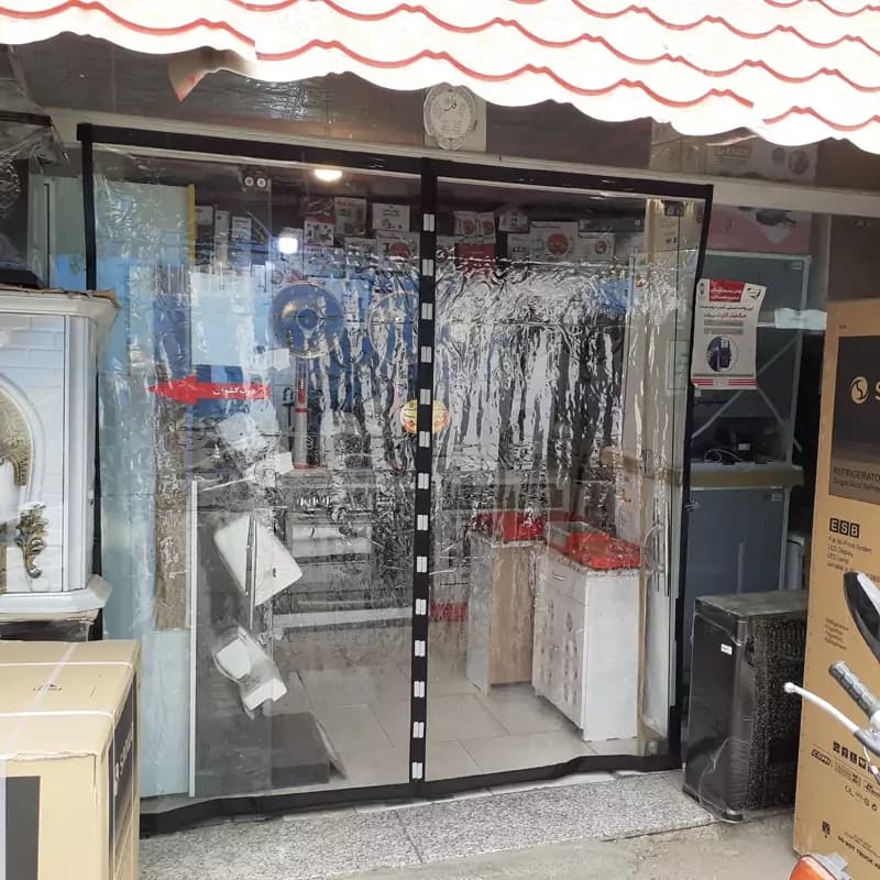 پرده پلاستیکی مغناطیسی عرض 110 در ارتفاع دلخواه — تصویر ۴