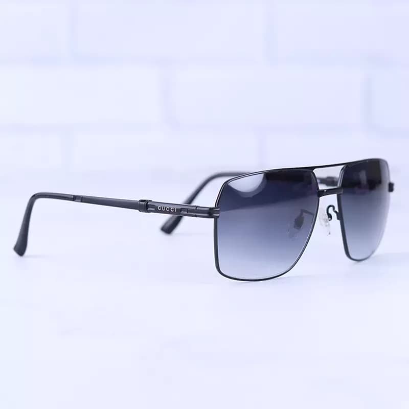 عینک آفتابی مردانه گوچی فریم مربع مشکی GG 1350/4 — تصویر ۴