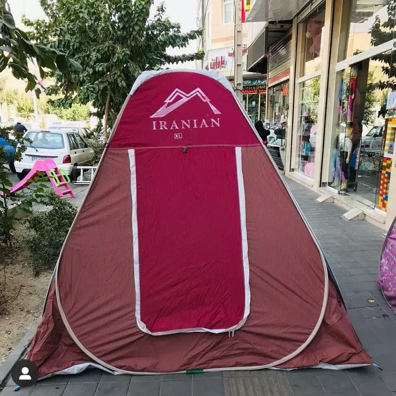 چادر مسافرتی 12 نفره فنری جنس آکسفورد برنو با ابعاد 9 متر — تصویر ۵