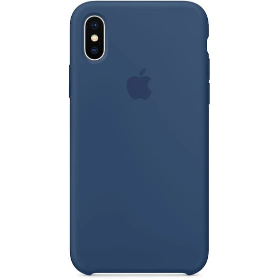 قاب سيليكونی رنگ سرمه ای گوشی آيفون iPhone Xکدk21223