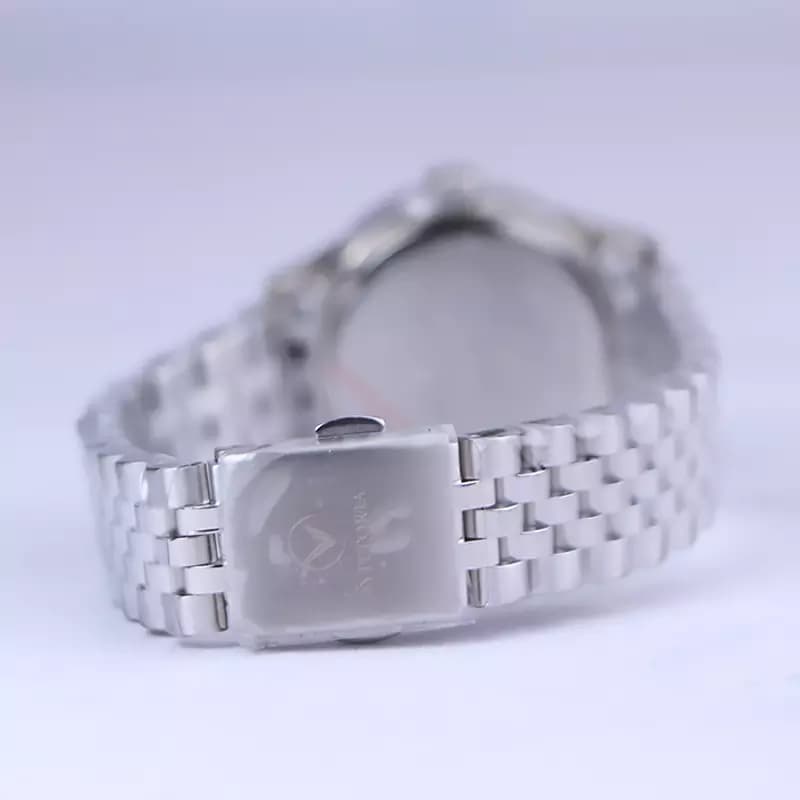 ساعت مچی ویتوریا زنانه فلزی نقره ای صفحه سبز VT 3415/2 — تصویر ۳