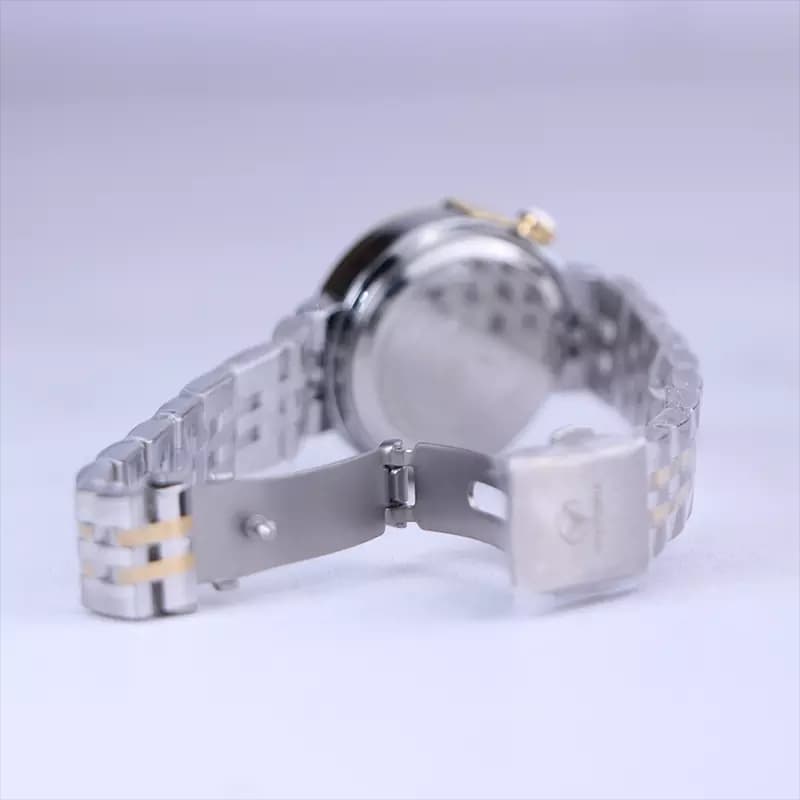 ساعت مچی ویتوریا زنانه فلزی صفحه نقره ای آینه ای VT 3410/3 — تصویر ۲