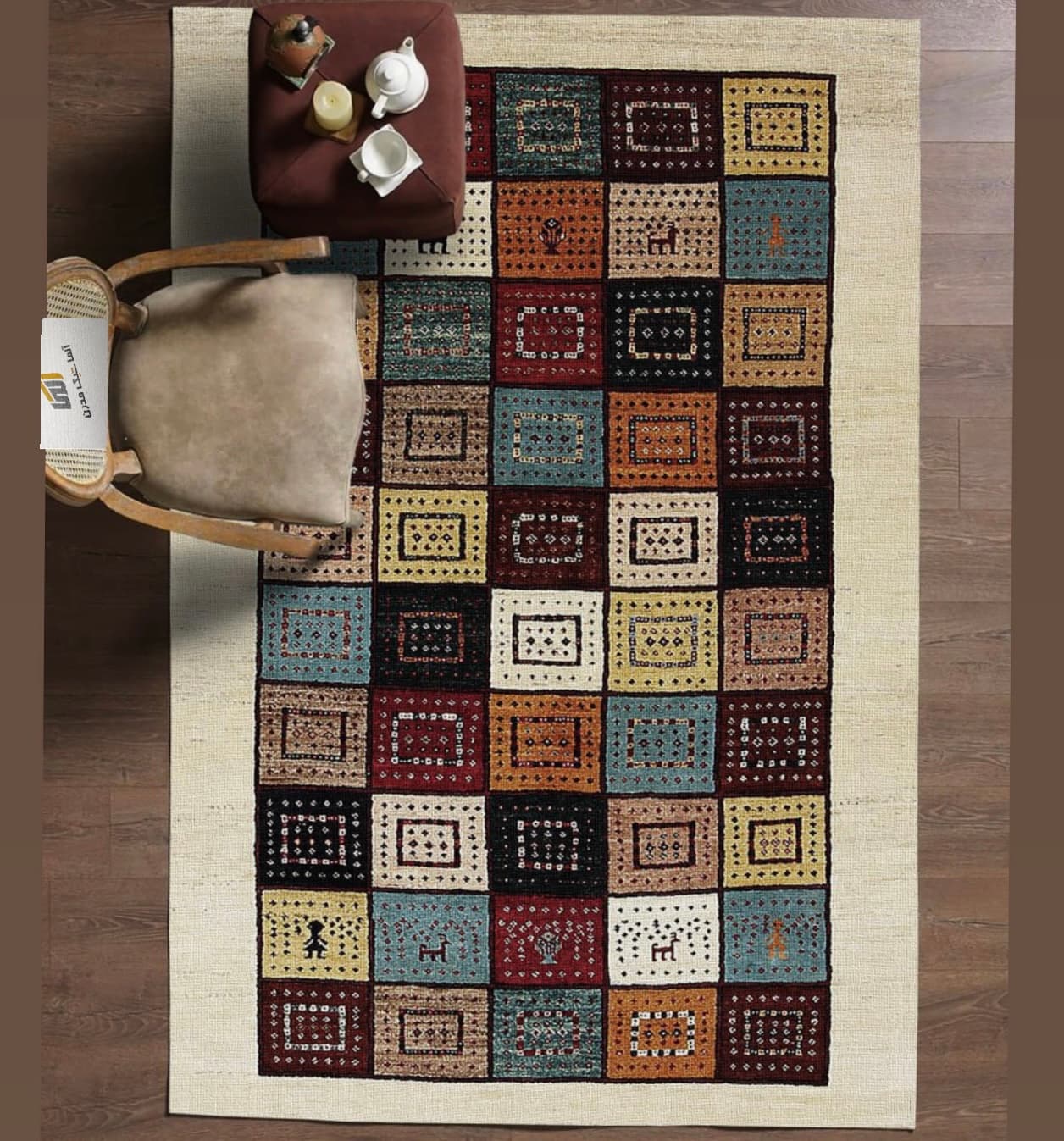 قالیچه طرح سنتی کد RUG-TRA-343
