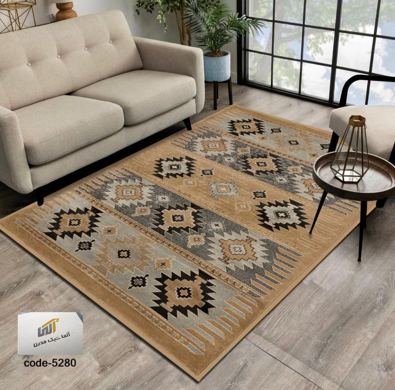 قالیچه طرح سنتی کد RUG-TRA-337
