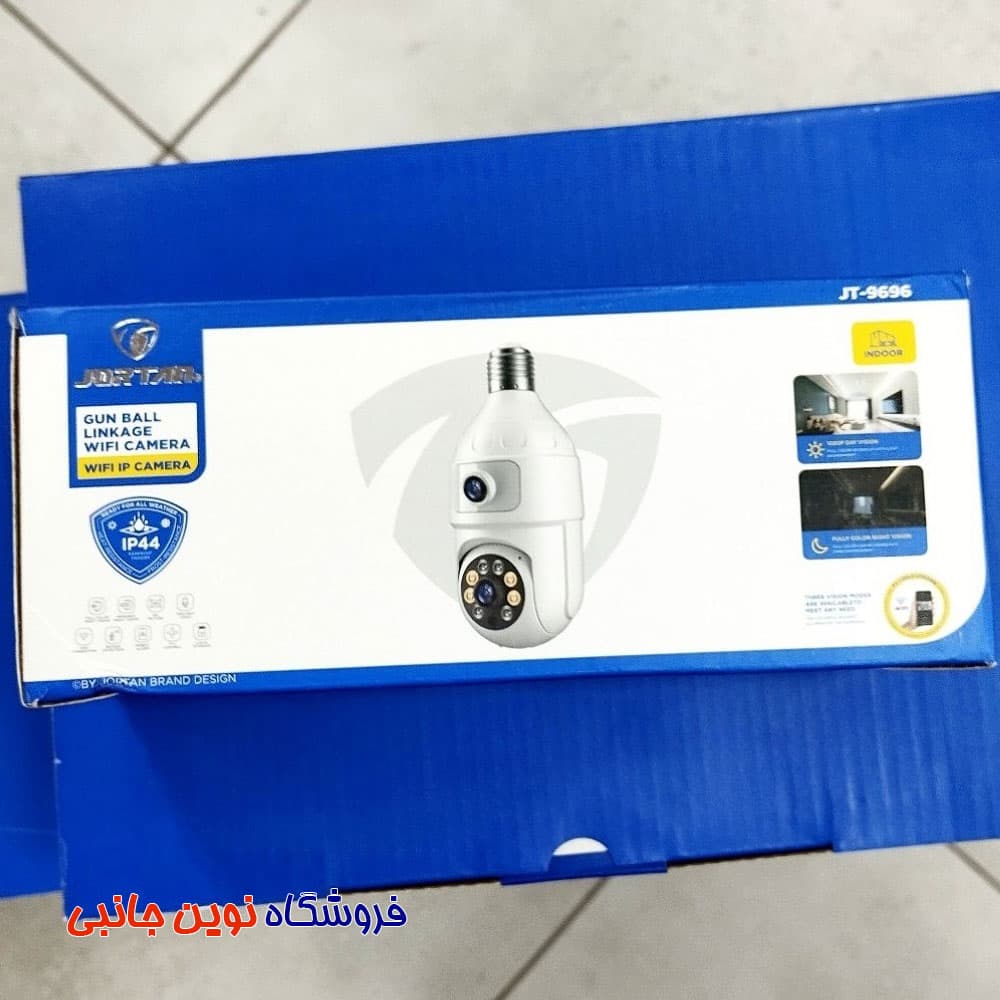 دوربین مداربسته لامپی Jortan مدل JT-9696PRO ا Jortan Camera JT-9696PRO Full Color HD Wifi Indoor Dual (تک / عمده) — تصویر ۵