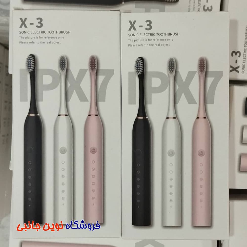 مسواک شارژی هوشمند مدل X-3 Sonic ا X-3 Sonic Electric Toothbrush IPX-7 (تک / عمده) — تصویر ۶