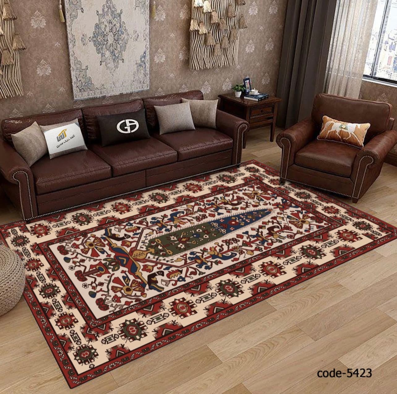قالیچه طرح سنتی کد RUG-TRA-330