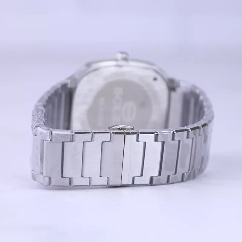 ساعت مچی سولیدا مردانه فلزی صفحه مربع سرمه ای G 6123/3 — تصویر ۴