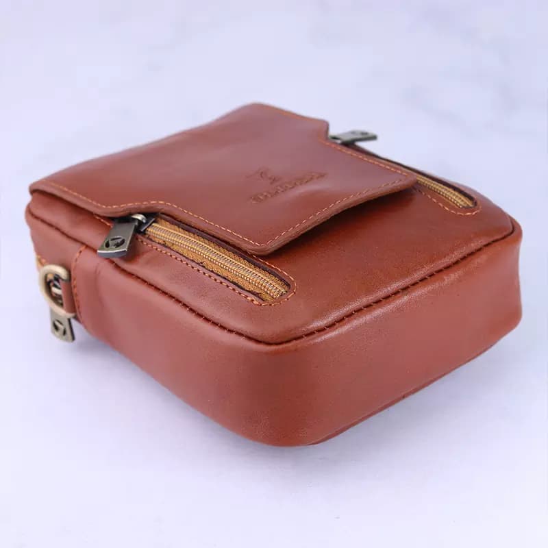 کیف دوشی چرم چرمسال کوچک کد 571 — تصویر ۴