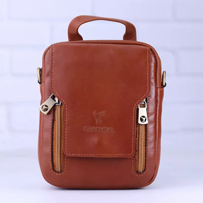 کیف دوشی چرم چرمسال کوچک کد 571 — تصویر ۶