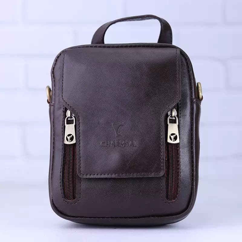 کیف دوشی چرم چرمسال کوچک کد 571 — تصویر ۸