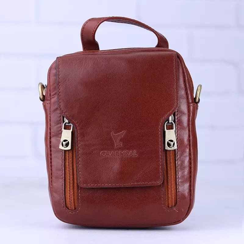 کیف دوشی چرم چرمسال کوچک کد 571 — تصویر ۷