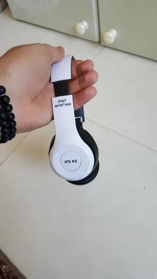 هدفون بلوتوثی مدل P47 بدون قابلیت نویز کنسلینگ، درگاه شارژ Micro USB، دارای شیار کارت حافظهم کدk20876 — تصویر ۳