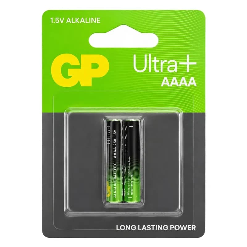 باطری قلمی AAAA جی پی مدل ULTRA-PLUS بسته 2 عددی کد 4076