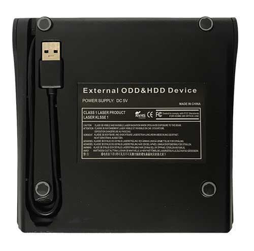 باکس DVD رایتر لپ تاپ USB 3.0 ضخامت 12.7 ا Box DVD External Laptop Sata 12.7mm کد 4872 — تصویر ۴