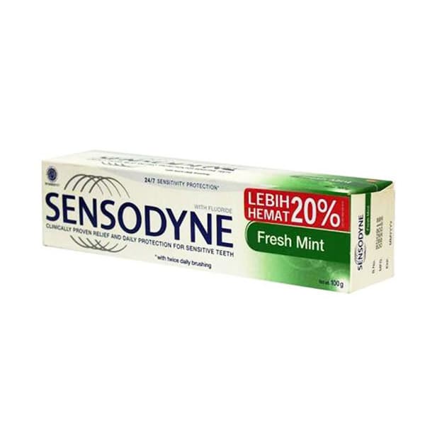 خمیر دندان سنسوداین مدل fresh mint حجم 100 میلی