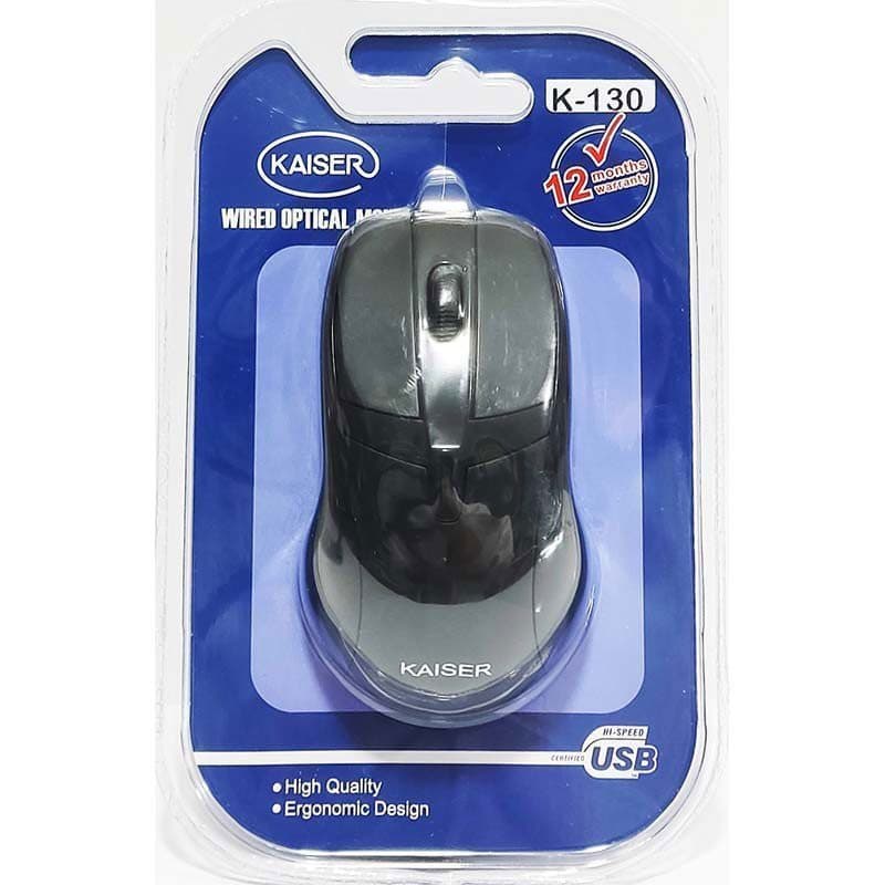 ماوس کایزر مدل K-130 ا Kaiser K-130 Mouse Wired کد 5687