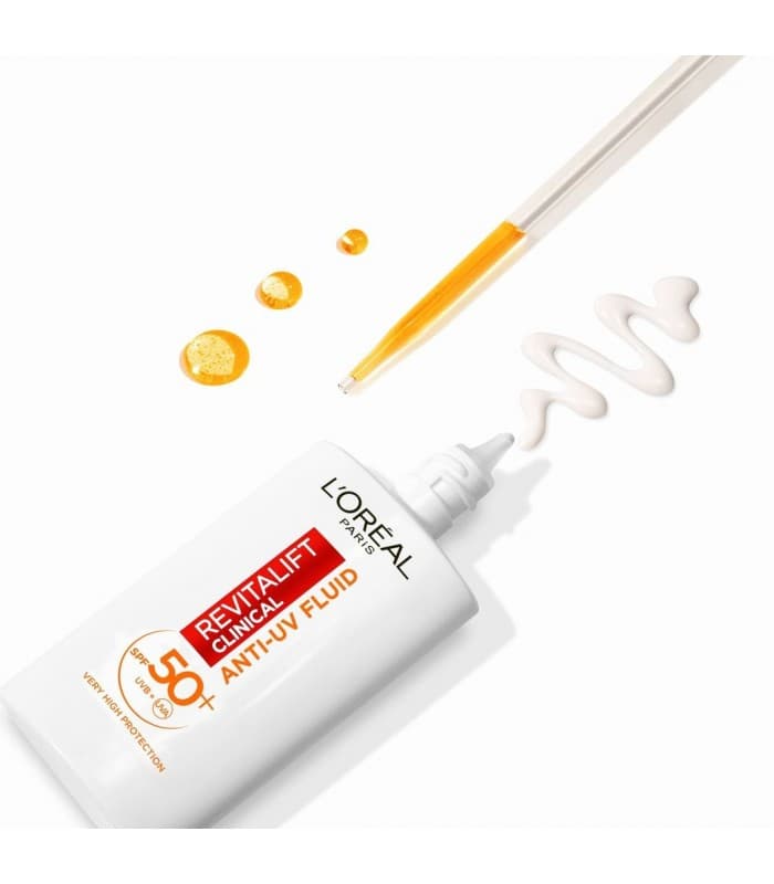 کرم فلوئید ضد آفتاب و ضد لک لورآل با +SPF50 بی رنگ 50 میلی لیتر — تصویر ۲
