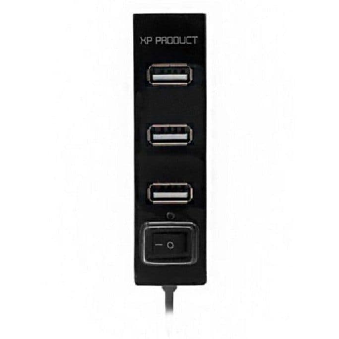 هاب 4 پورت 2.0 USB ایکس پی پروداکت XP-H806M ا XP Product XP-H806M 4 Ports USB 2.0 Hub کد 6155 — تصویر ۳