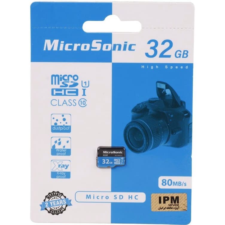 کارت حافظه microSDHC میکروسونیک ظرفیت 32 گیگ