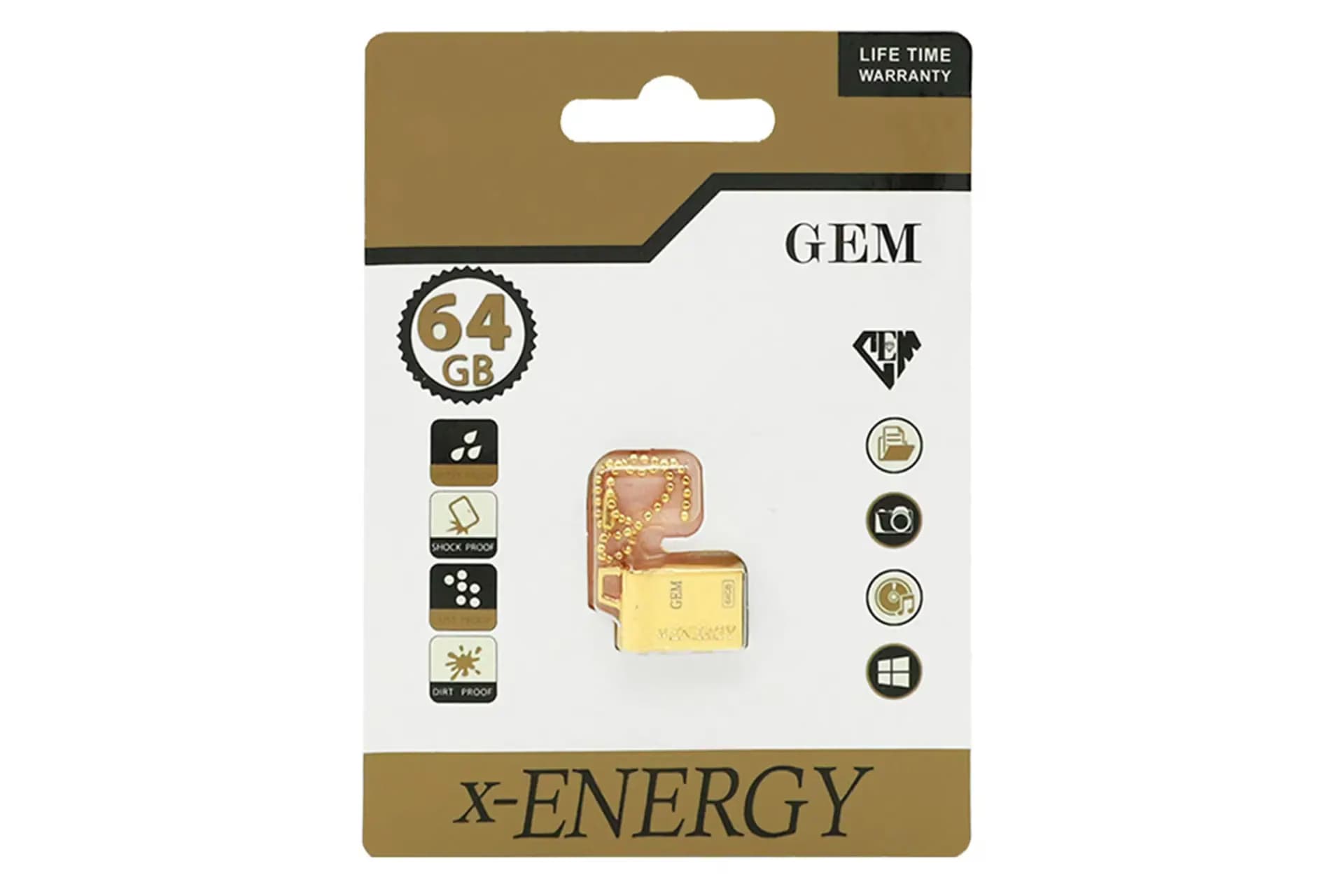 فلش مموری ایکس انرژی مدل GEM ظرفیت 64 گیگابایت