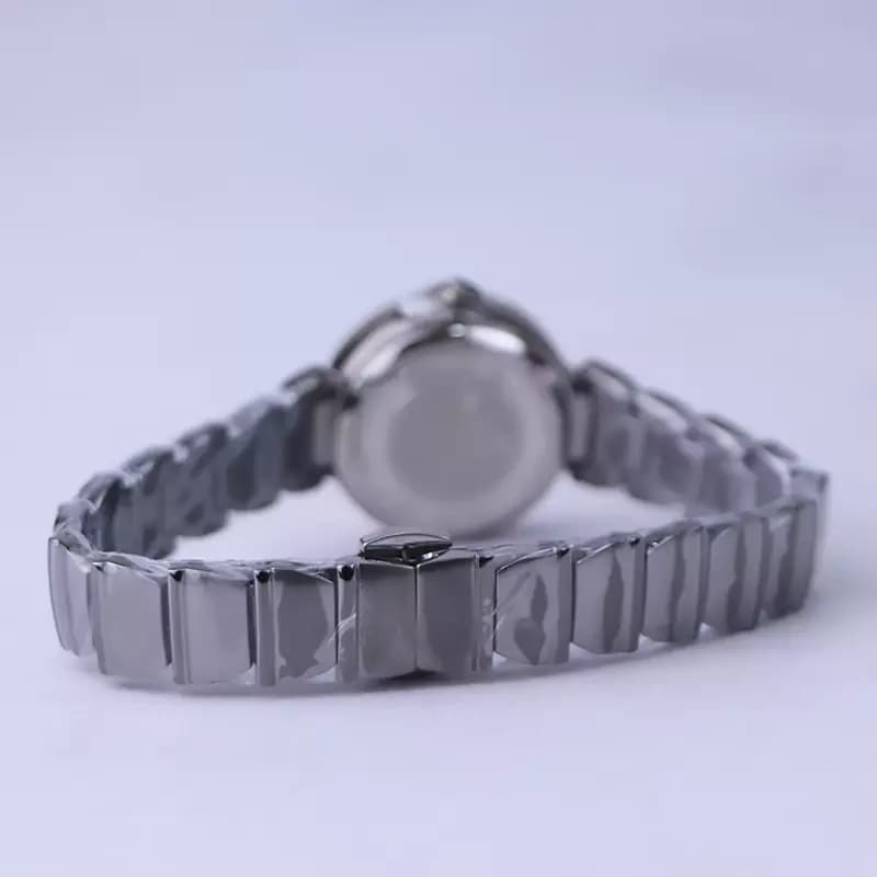 ساعت مچی الگانس زنانه فلزی صفحه آینه ای دودی ER 2178/5 — تصویر ۳