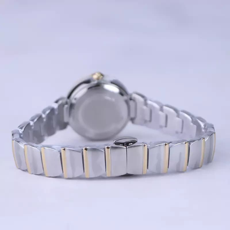 ساعت مچی عقربه ای الگانس زنانه فلزی صفحه رزگلد ER 2178/8 — تصویر ۴