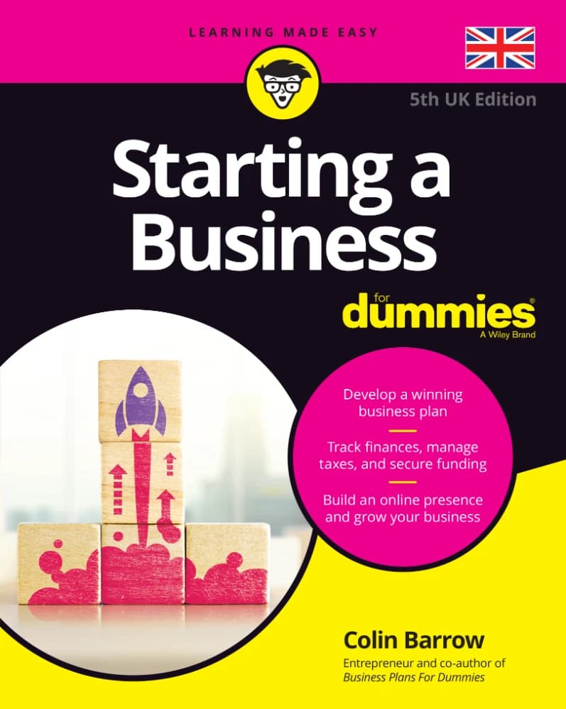 کتاب Starting a Business for Dummies (راه‌اندازی کسب‌وکار به زبان آدمیزاد) نسخه انگلیسی PDF | کالین بارو