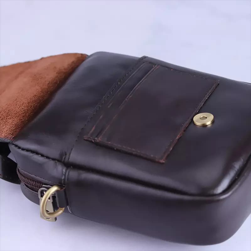 کیف دوشی چرم چرمسال پوست ماری کد 711 — تصویر ۳