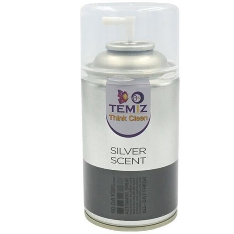 اسپری خوشبوکننده هوا تِمیز مدل SILVER SCENT حجم 250 میلی لیتر